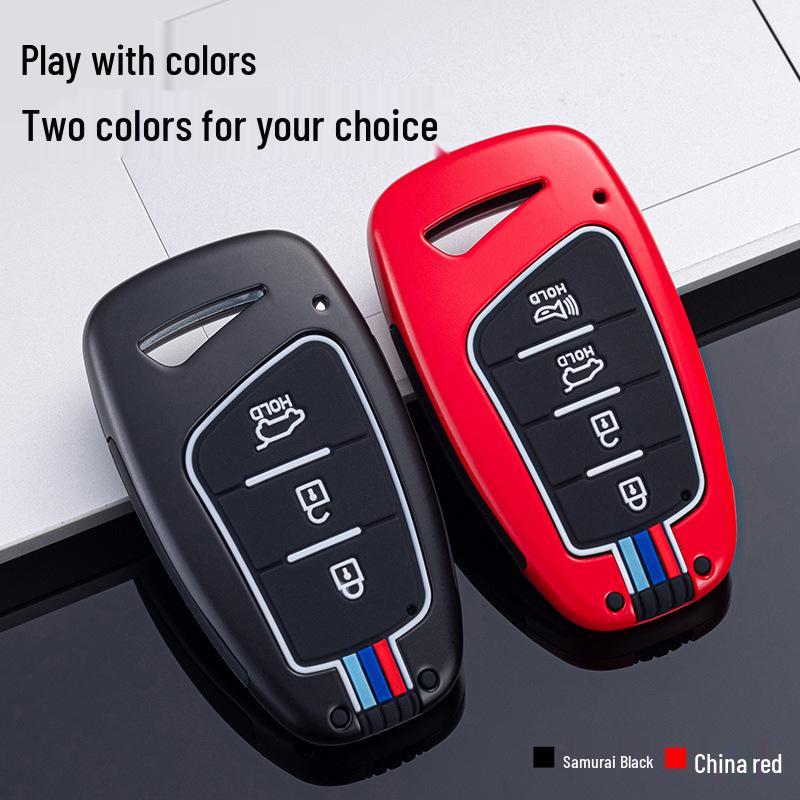 Пользовательский чехол для ключа для Beijing Hyundai Santa Fe & Grand Santa Fe (Модели 2015 года)