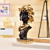 Elegant Afro Woman with Floral Crown Figurine | A Stunning Blend of Culture & Grace | Perfect for Adding Artistic Charm – Pack of 1