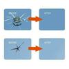 2Pcs Safe Crack Repair Fluid Spread Evenly Convenient Car Window Glass