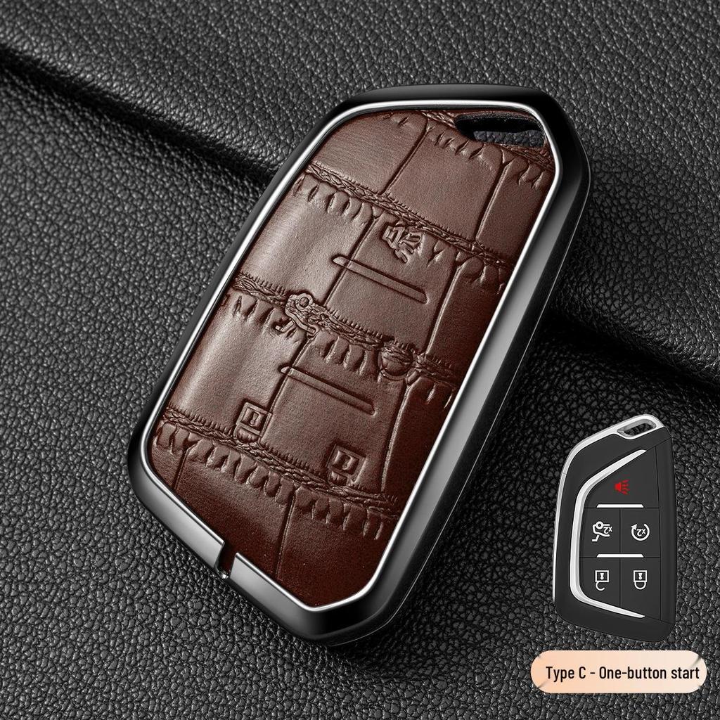 Кожаный чехол для ключей Cadillac XT5/CT6/XT4/XTS для мужчин и женщин