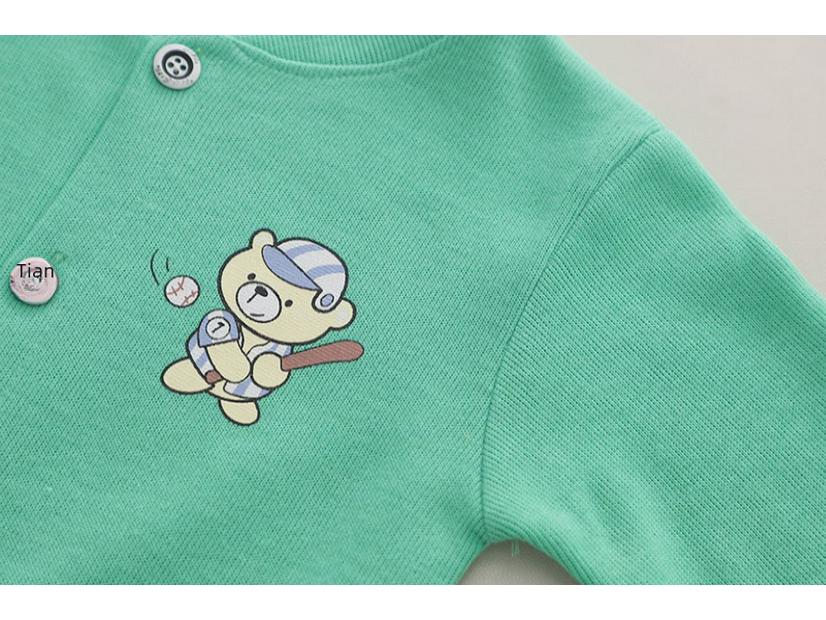 Осенний костюм-тройка с длинными рукавами для мальчиков и девочек