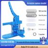 DIY Blue Tinplate Badge & Pin Making Machine for Children