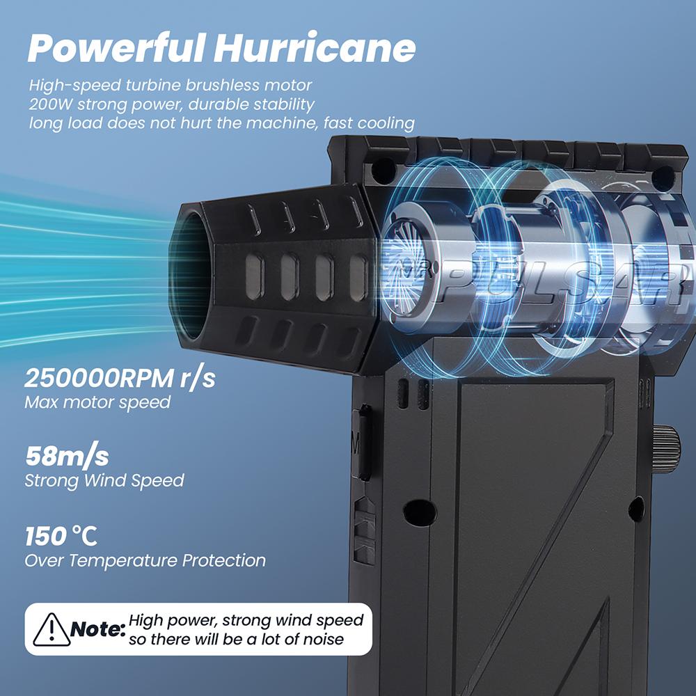 Powerful X3 Pro Air Blower Handheld Turbo Jet Fan 250000RPM High Speed Brushless Motor Air Duster Wind Speed 58m/s Air Cleaner