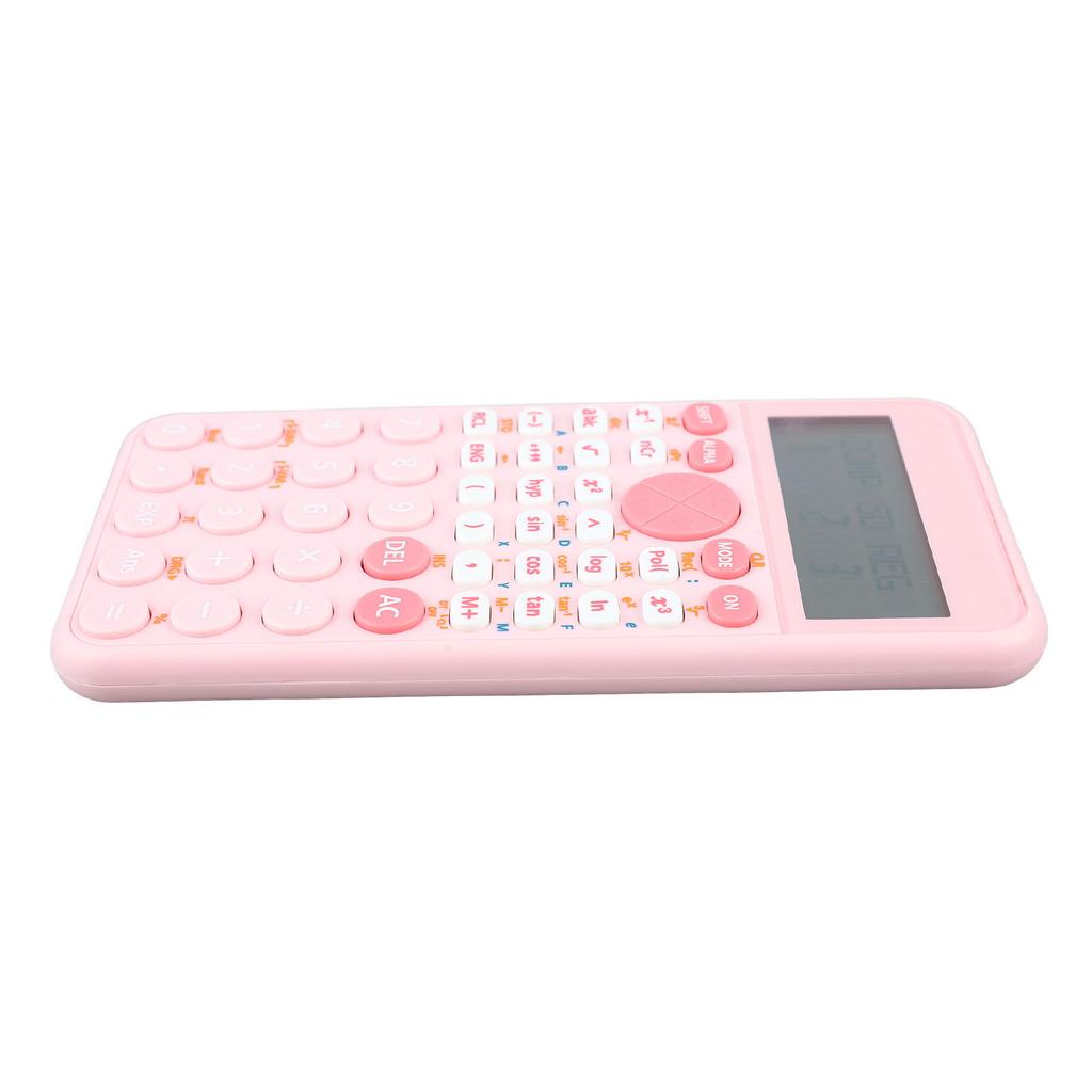 Scientific Calculator 2 Rows LCD Display 240 Functions Battery Powered Desk Calculator for Office School Business