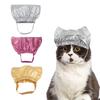 Многоразовая шапочка для душа кошки Водонепроницаемая Защита ушей Шапочка для питомца Товары для животных Купальная шапочка для питомца Любитель животных