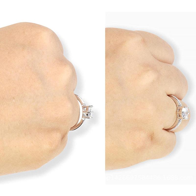 Кольцо Re-Sizer 8 размеров/набор Невидимый регулятор размера кольца Силиконовые модели переходников