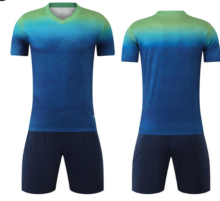 Custom OEM Soccer Jersey Set for Adults - High Quality Football Kits with Team Logo Printing, Multiple Sizes Available