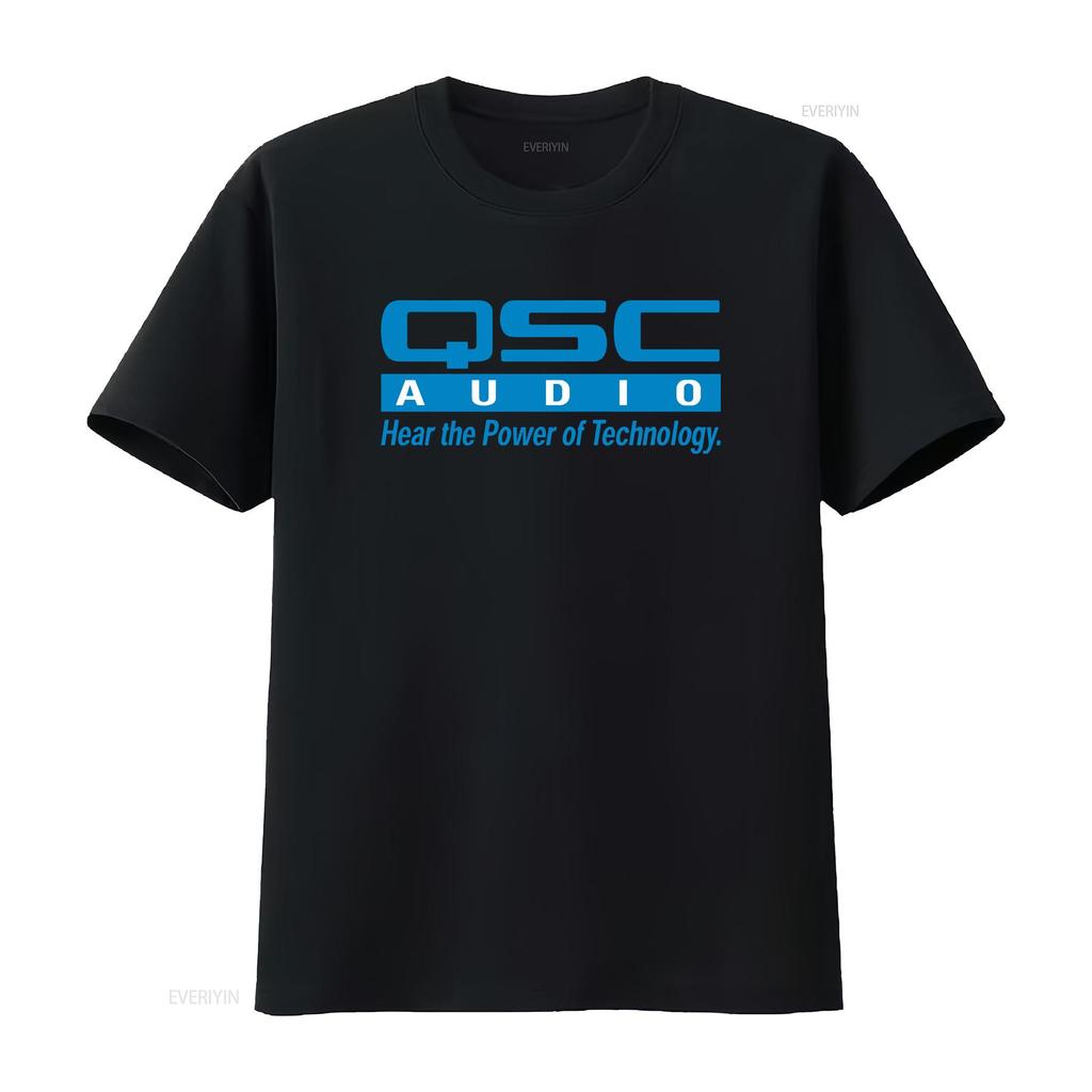 New T Shirt Qsc Audio Acuity Brands Lighting Unisexs American Size Vintage Washed Soft Designer Clothes Graphic Breathable