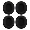 4PCS Headphone Earpads Memory Foam Mesh Fabric Cushions Headset Ear Cover Replacement for Cloud Stinger Core Black