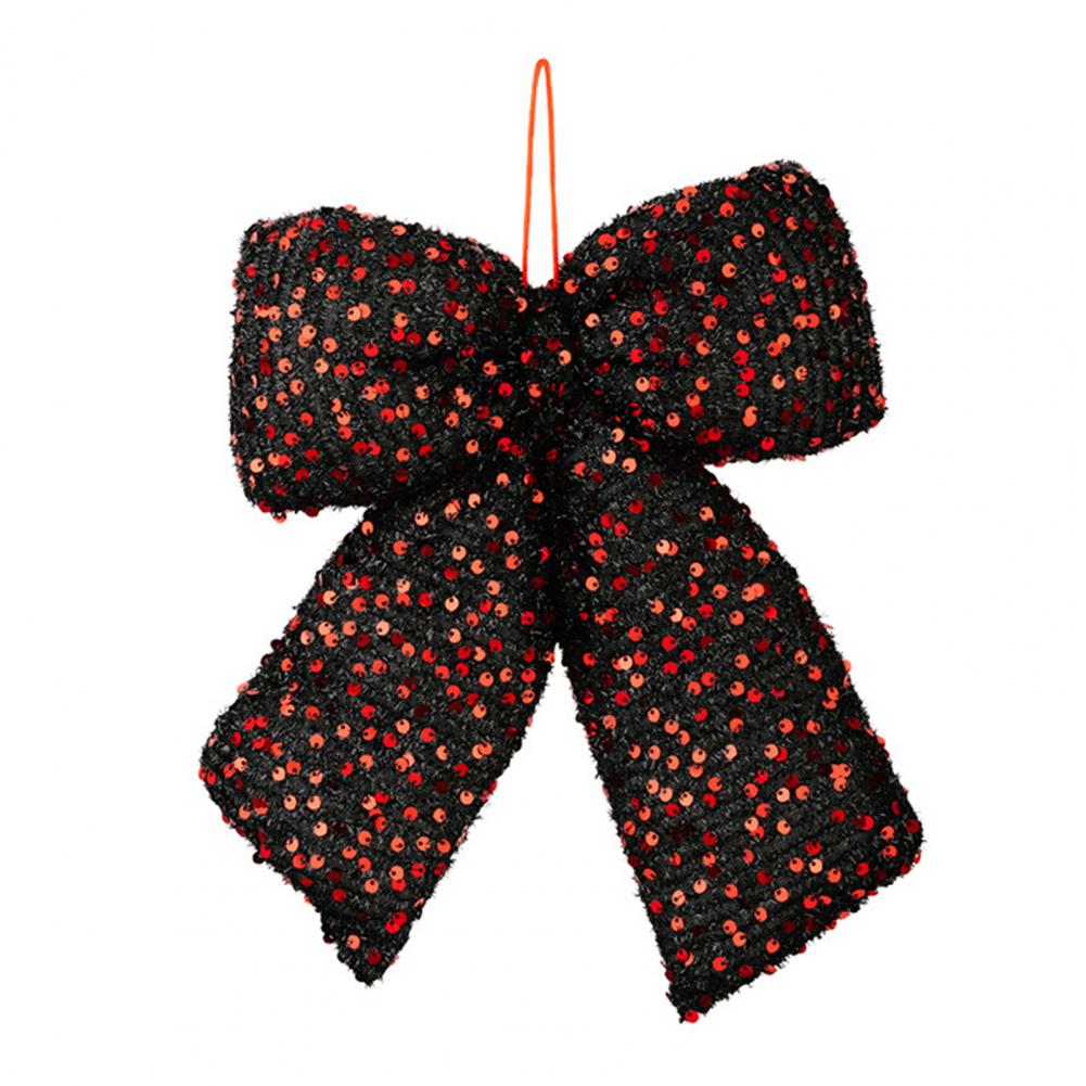 Velvet Christmas Bows for Gifts Wire Fastener Bows Elegant Velvet Christmas Bows for Xmas Tree Wreaths Sparkling Sequins Decor