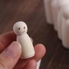 Wood Male Female Puppets Handmade Unpainted Figures Wedding Decoration Wooden Peg Doll Wood Crafts