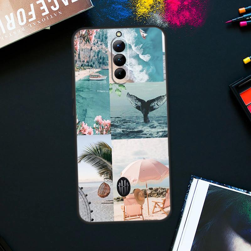 Чехол Summer Beach Collage для ZTE Nubia Red Magic 9 8 8S Pro Plus RedMagic 6S 7S Pro 6 7 Pro 5S 6R 5G задняя крышка