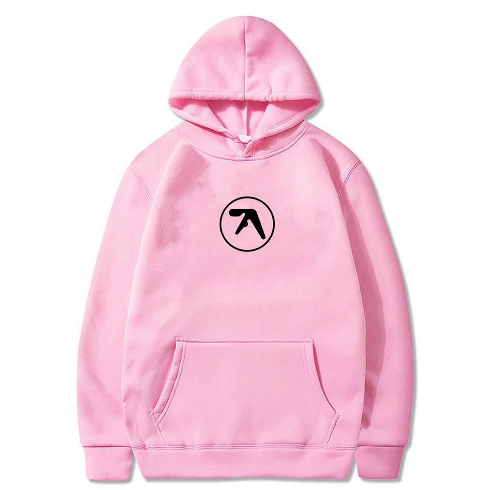 Худи с принтом логотипа Aphex Twin для мужчин и женщин, повседневная винтажная флисовая хлопковая толстовка с капюшоном, мужские худи оверсайз