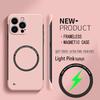 Для Magsafe Магнитный Безрамочный Чехол Для Телефона Для iPhone 7P 12 13 14 15 16 Pro Max 15 16 Plus Ультратонкий Жесткий ПК Ударопрочный Чехол