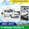 Козырек с полным покрытием для VW Volkswagen Caddy Maxi 2K 2003 ~ 2019, защита от солнца, передняя и задняя накладка, солнцезащитные козырьки на лобовое стекло автомобиля