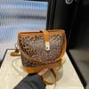 Fashion Bag Women'S Season Leopard Print Niche Messenger Bag Casual Portable Bucket Bag