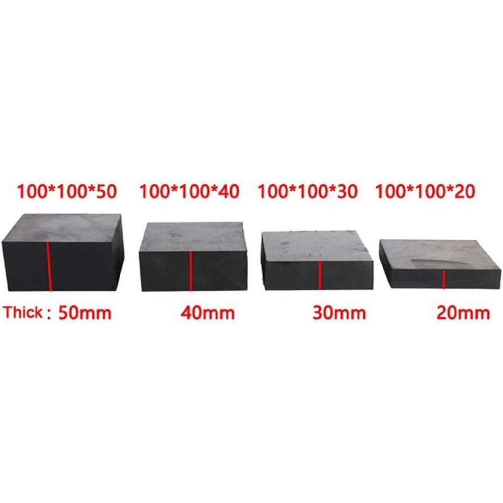 Protector Pads ,Neoprene Rubber Sheet , 1pcs Black Rubber Sheets Damping Gasket Pad,50x50mm 100x100mm 200x200mm Shock-absorbing Rubber Square Plate