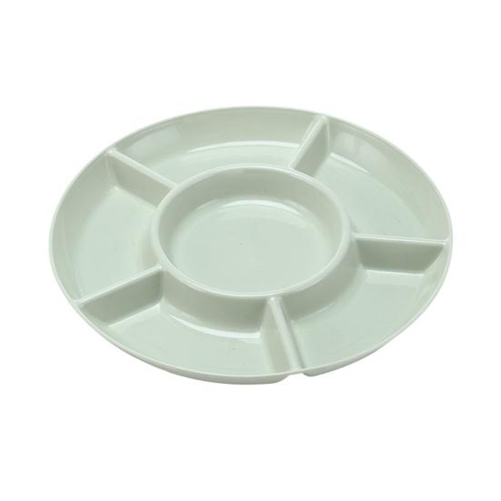 Food Storage Tray Multi-functional 6 Grid Design Novelty Large Capacity Snack Tray for Household