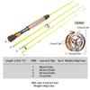 Fly Fishing Rod and Reel Combos 9FT 4 Pieces Fly Fishing Rod Poles with 5/6 Metal Fly Fishing Reel