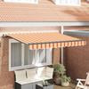 Retractable Awning Yellow and Orange 250 x 200 cm Fabric
