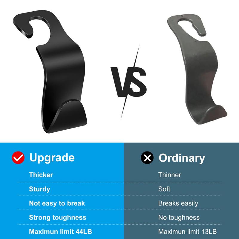 Автомобильные крючки Органайзеры и хранение Автомобильный крючок на спинку подголовника сиденья 10x крючок для автомобильных аксессуаров Сумки Кошельки Рюкзаки Пакеты для продуктов