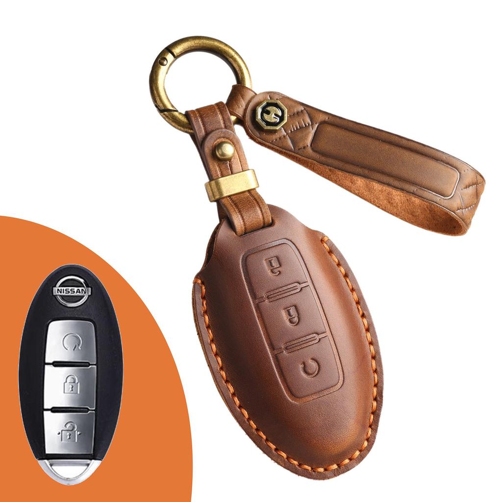 Чехол для ключа Nissan для X-Trail, Qashqai, Tiida, Teana, Sylphy — защитный чехол в стиле ретро