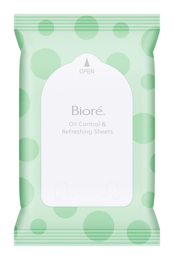 Освежающие салфетки Biore с 20 листами косметики, без запаха,