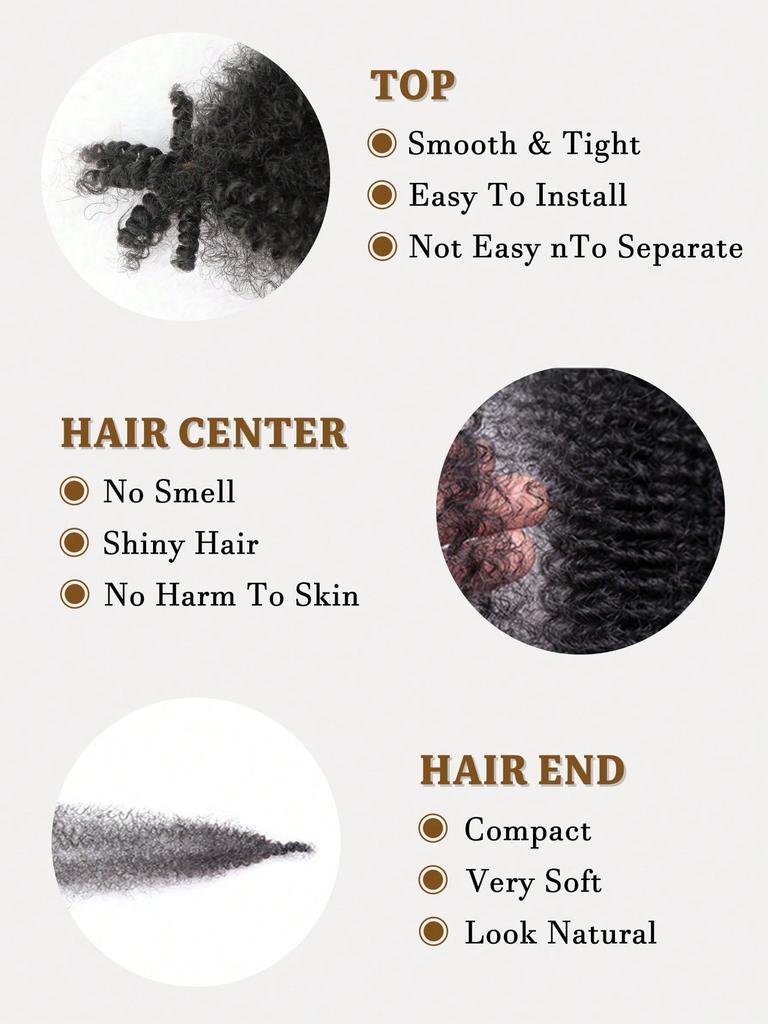 16-дюймовые Kinky Twist Marley плетение крючком синтетические предварительно разделенные пружинистые афро-твист волосы для косичек-бабочек