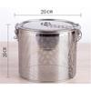 Круглое отверстие 304 Нержавеющая сталь Мешочек для приправ Коробка для специй для супа с подливой Корзина для рассола Горшочек для горячего шлака Дуршлаг Фильтры