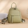 Casual Interior Zipper Pocket Backpacks Interior Compartment Quality Bags for Women Solid Soft Handle Backpacks