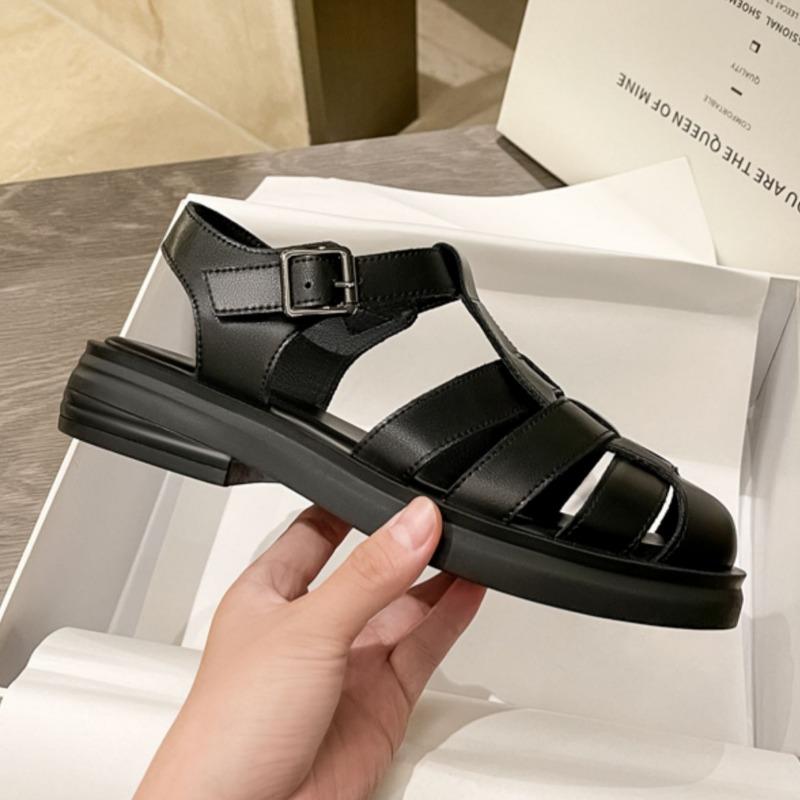 Модные женские римские сандалии на платформе