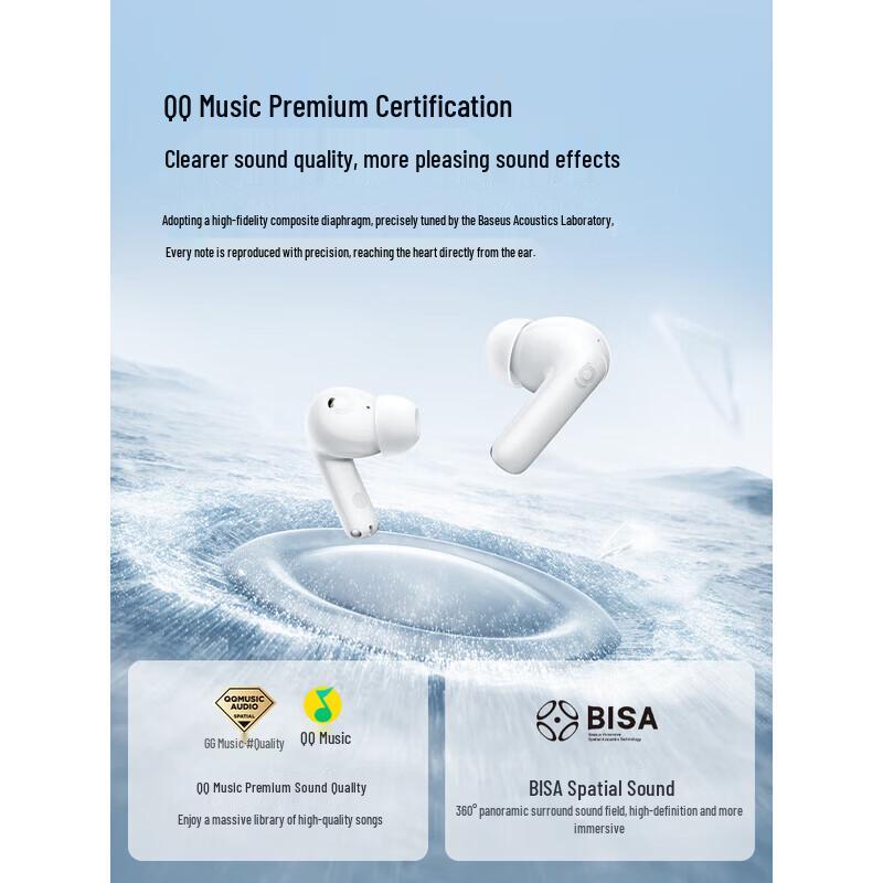 True Wireless наушники Baseus BP1 NC с шумоподавлением