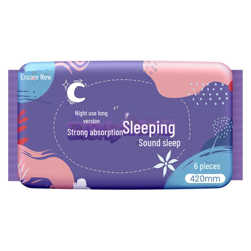 Дышащие гигиенические прокладки Encore Night Use - мягкий шелк, тонкие, сладкий сон, классическая серия, большое количество по договоренности.