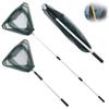 Fishing Net, Landing Net, Fishing Net, Ultra-lightweight 360g, Total Length 170CM, Foldable, One-touch Net, Adjustable, Expandable, Compact, Scooping