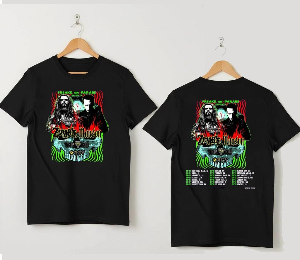 HOT Rob Zombie 2026 Tour Freaks On Parade Concert T-Shirt Fan gift