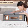 Креативный ящик для хранения простыней, нетканый, дышащий, влагостойкий, складной, с кожаной ручкой для хранения постельных принадлежностей