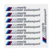 YGIE8 Car Decoration Strip Trunk Relief Stickers Decals For Bmw M Power Performance E28 E30 E34 E36 E46 E60 E90 F84 F87 X1 X3 X5 X6