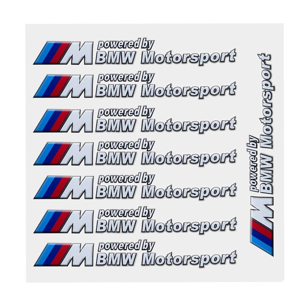 YGIE8 Car Decoration Strip Trunk Relief Stickers Decals For Bmw M Power Performance E28 E30 E34 E36 E46 E60 E90 F84 F87 X1 X3 X5 X6