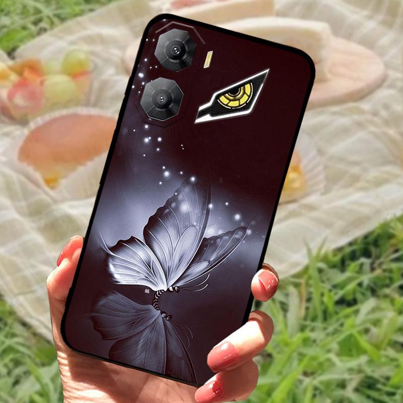 Чехол для ZTE Nubia Neo3 Neo 3 5G Z2464N TPU Мягкий Силиконовый Черный Матовый Чехол для Телефона Для Nubia Neo3 Задняя Крышка Защитная Оболочка