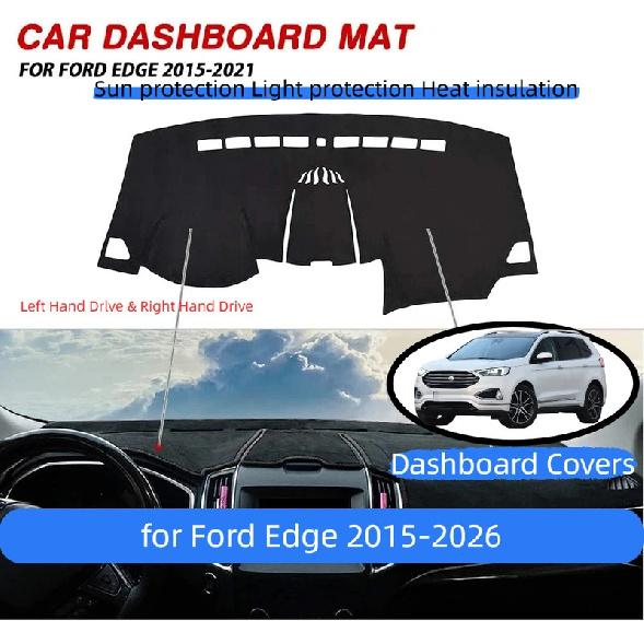 Cartist Flannel Dashboard Cover Mat for Ford Edge 2015-2026 - Sunshade, Anti-Glare & UV Protection