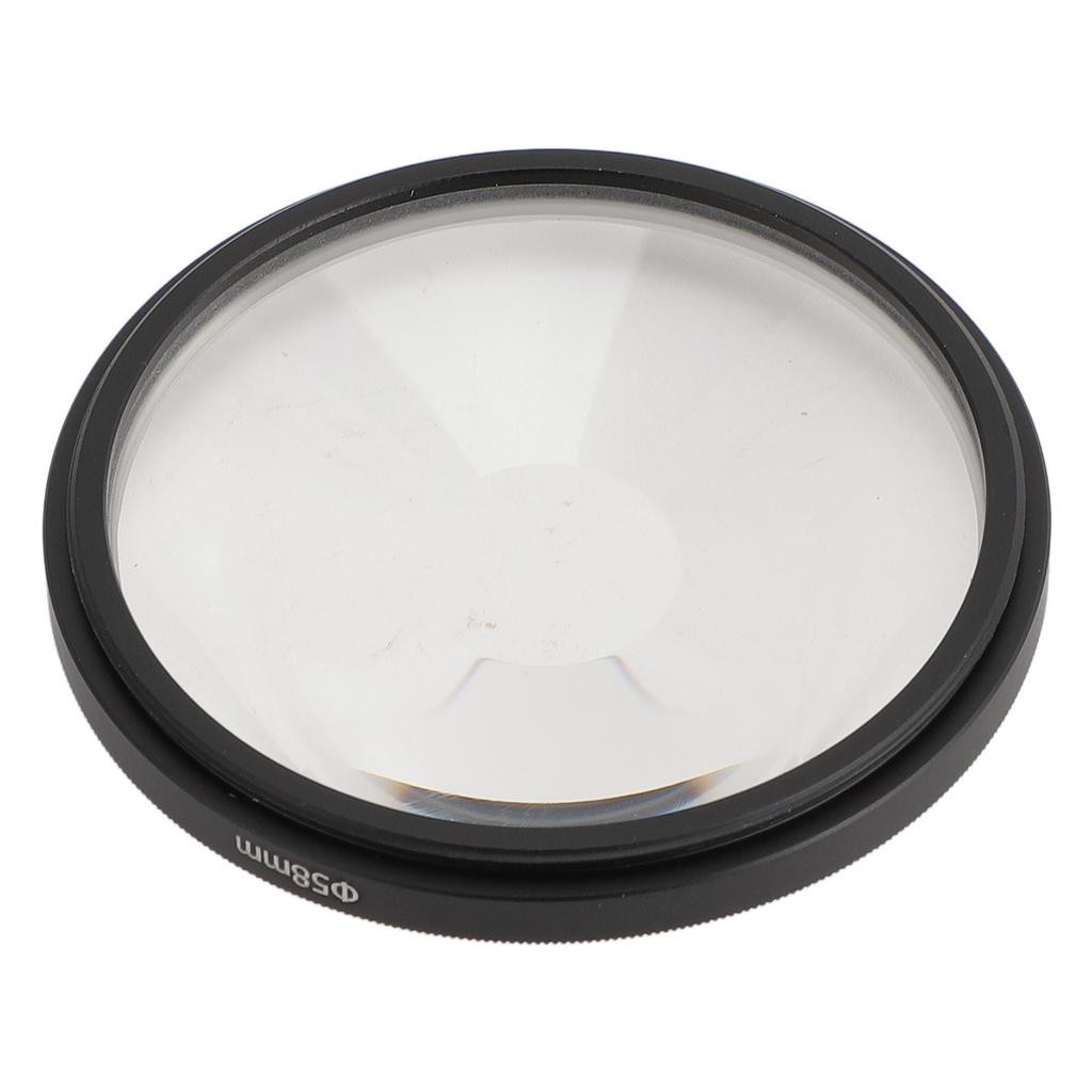 55mm Prism Lens Tunnel Vision Warped Whirlpool Swirl Prism Twist Blur Effect Filter Camera Effect Filter for Photography