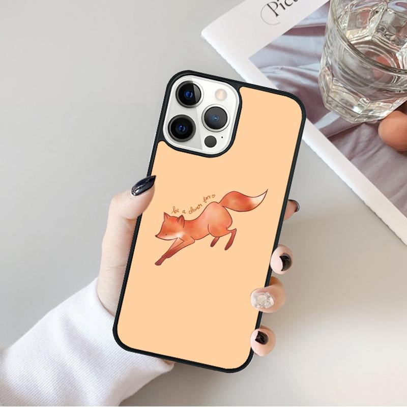 Чехол для телефона с рисунком рыжей лисы для iPhone 17 Air 16 15 14 Max Plus 11 12 13 Pro Max Чехол для телефона coque