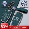 Для VOLKSWAGEN Чехол-держатель оболочка брелок из цинкового сплава и кожи для автомобильного ключа Для VW Tiguan Touran Caddy Beetle Jetta Eos Golf Polo Hell