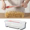 Large Capacity Noodle Cooking Box Microwave Heating with Fork Spoon Pasta Storage Box with Drainer Noodles Cooking Utensils