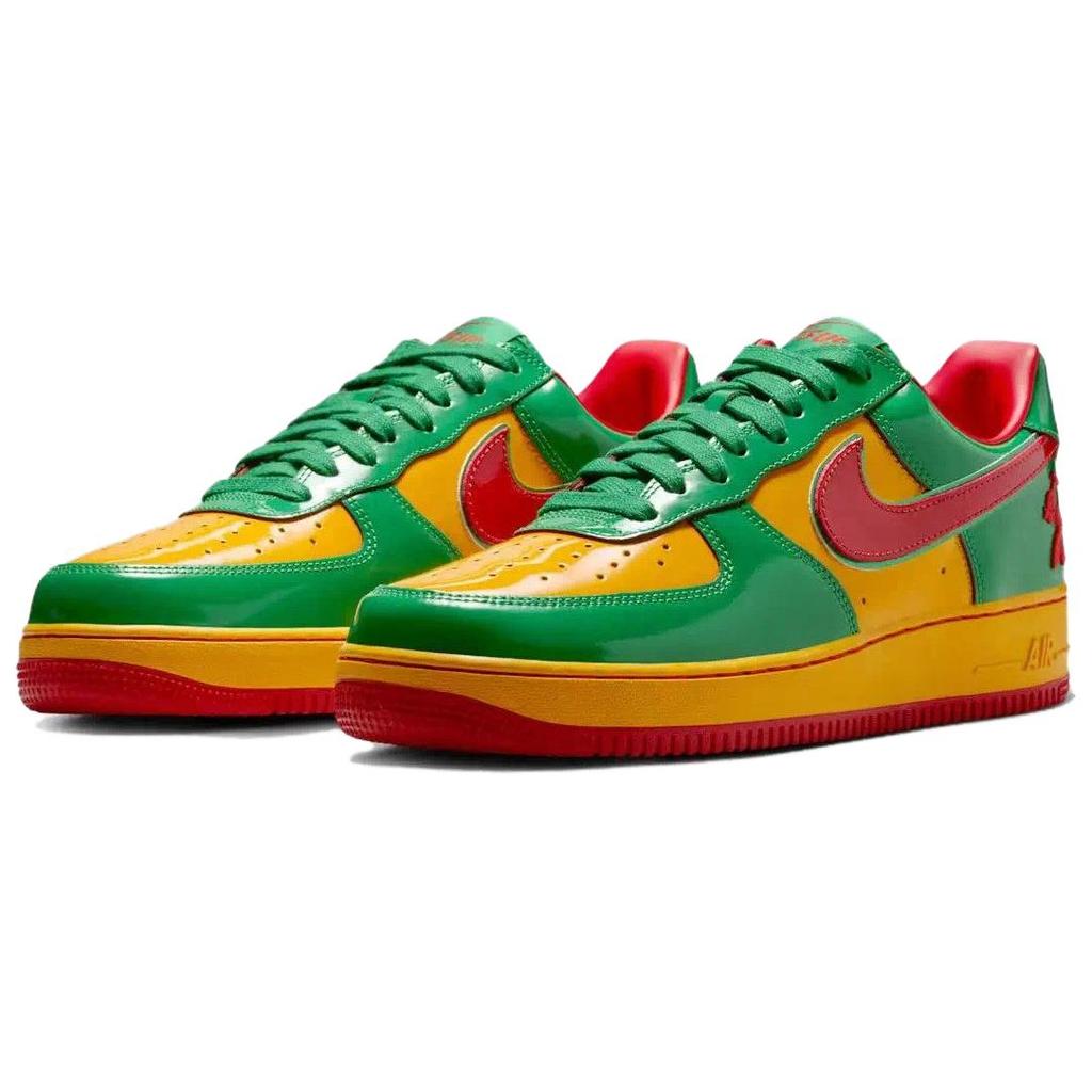 Lil Yachty X Nike Air Force 1 Low Concrete Boys - Lucky Green Unisex Sneakers Mystic-Red University-Gold IH4383-300