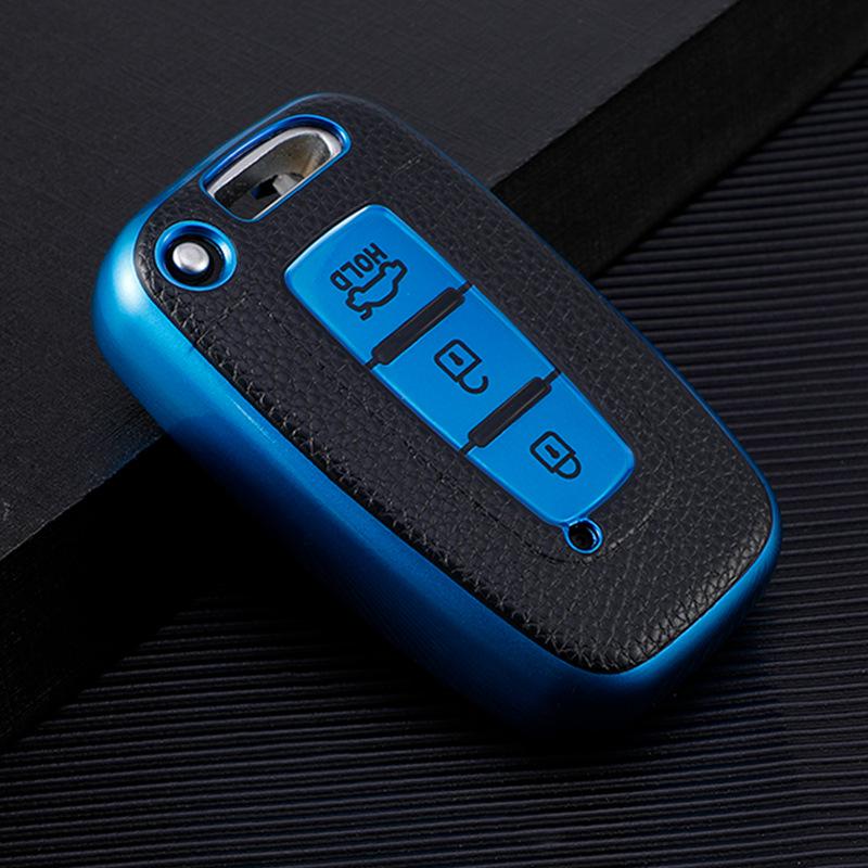 Hyundai Key Case for Santa Fe, Ix35, Festa, Ix25, Elantra, Mistra - Car Buckle Bag Shell.