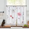 AooHome Bathroom Window Curtain, 80cm Long, Waterproof, Mildew-Resistant, Privacy, Insulated Shower Curtain, Quick-Drying, Room Divider, High-Density