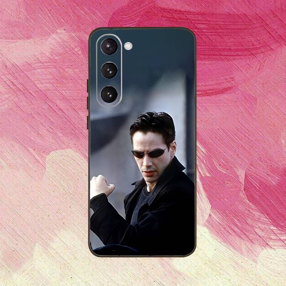 COOL Hacker The M-Matrix Phone Case For Samsung Galaxy A73,A72,A71,A70,A53,A52,A51,Others Soft Black Cover