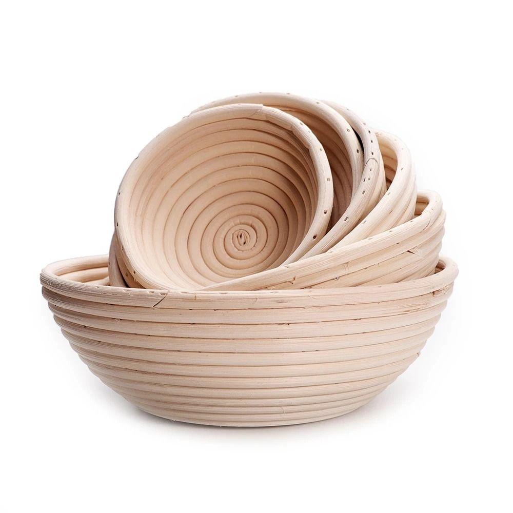 Ротанговая корзина для брожения хлеба Круглые формы для выпечки теста Инструменты для выпечки хлеба Овощ