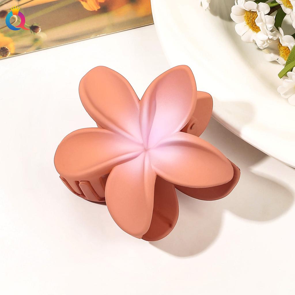 Fashion Bauhinia Egg Flower Hair Clip Back Head Bun Grab Clip Shark Hair Clip Accessories